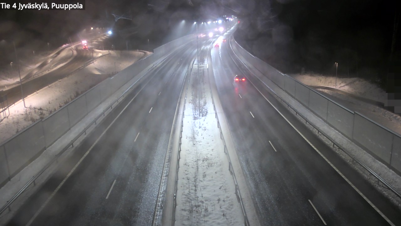Weather Camera Image Väg 4 Jyväskylä, Puuppola, Jyväskylä, Keski-Suomi