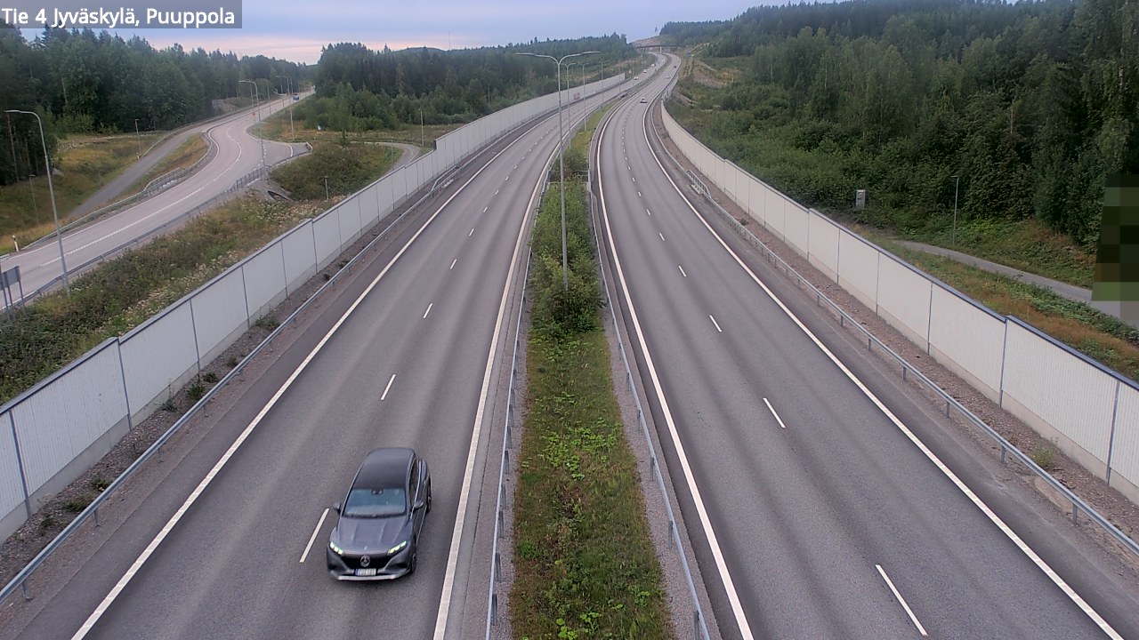 Weather Camera Image Road 4 Jyväskylä, Puuppola, Jyväskylä, Keski-Suomi