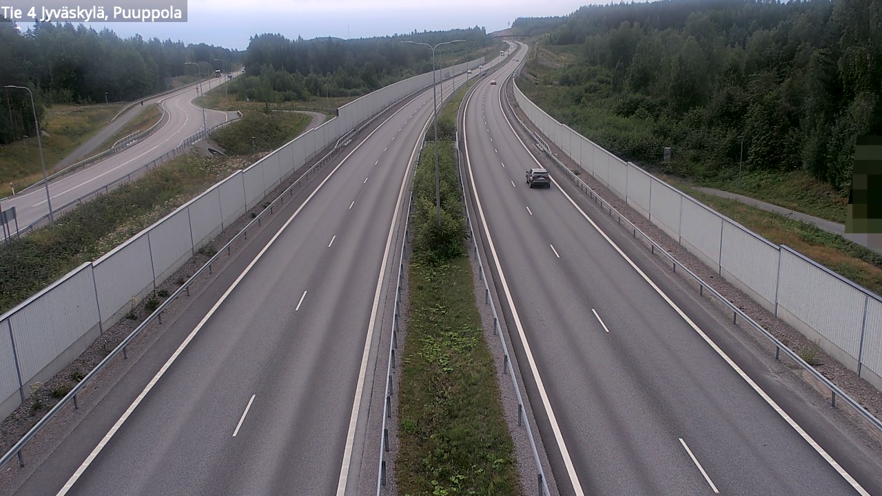 Weather Camera Image Väg 4 Jyväskylä, Puuppola, Jyväskylä, Keski-Suomi