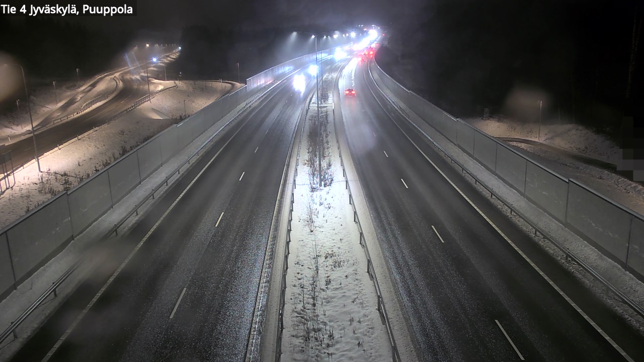 Weather Camera Image Väg 4 Jyväskylä, Puuppola, Jyväskylä, Keski-Suomi