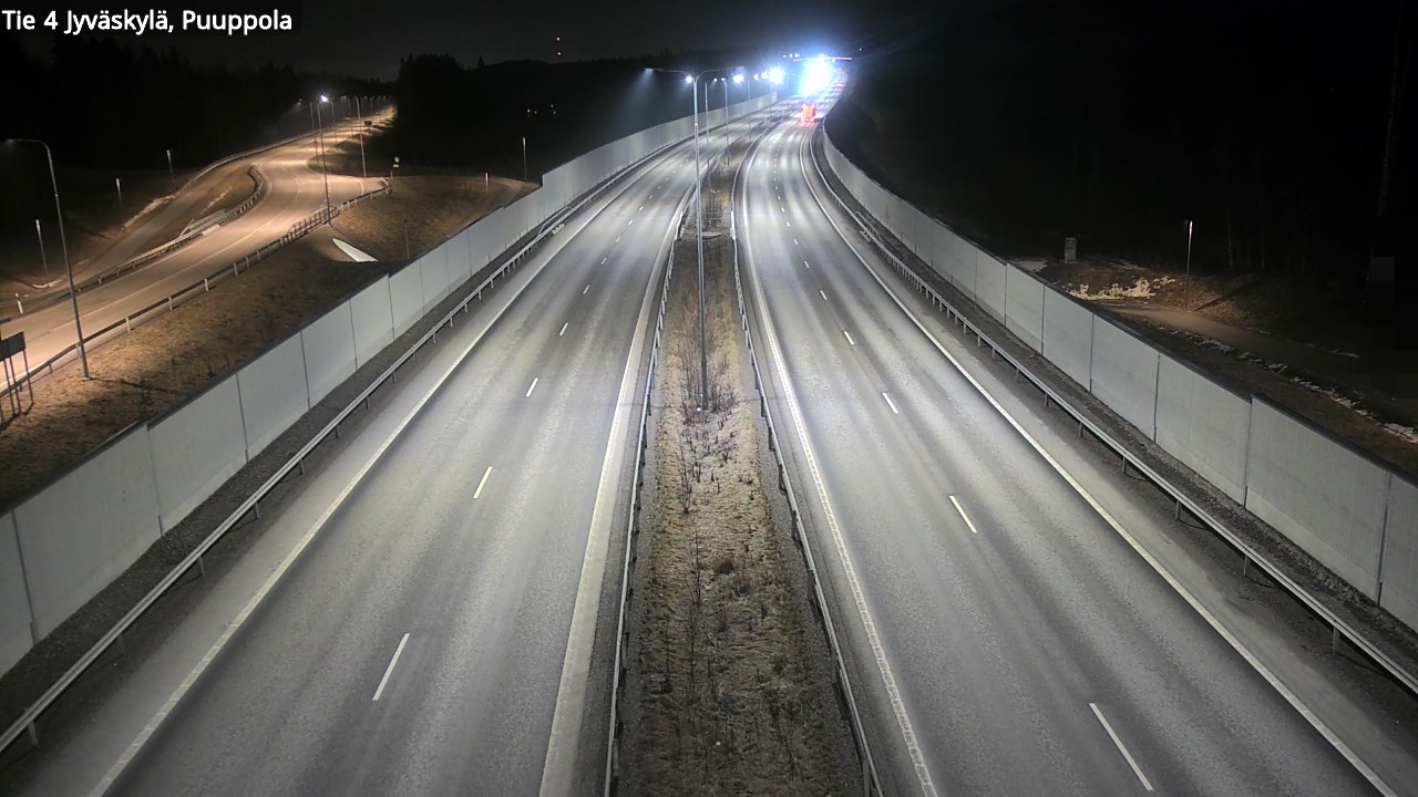Weather Camera Image Road 4 Jyväskylä, Puuppola, Jyväskylä, Keski-Suomi