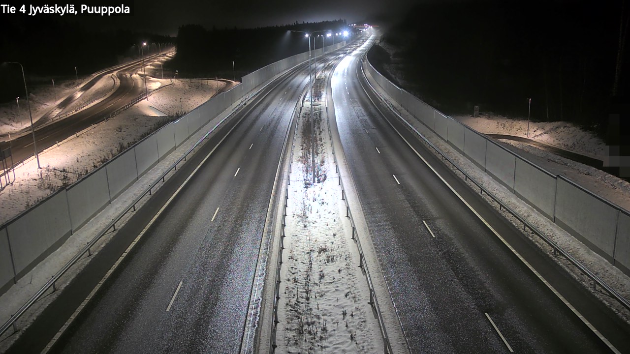 Weather Camera Image Väg 4 Jyväskylä, Puuppola, Jyväskylä, Keski-Suomi