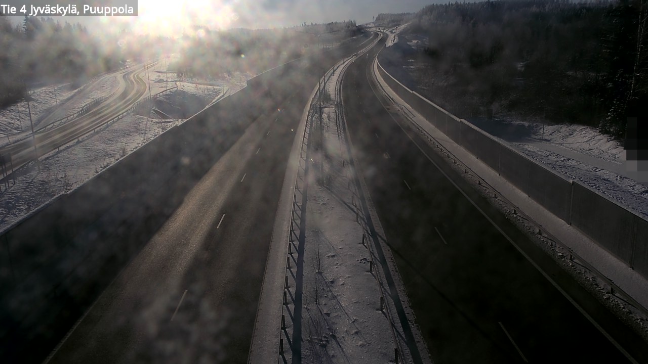 Weather Camera Image Road 4 Jyväskylä, Puuppola, Jyväskylä, Keski-Suomi