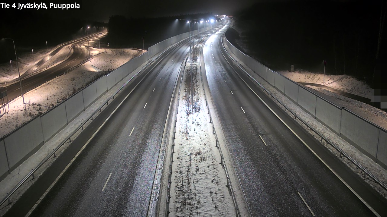 Weather Camera Image Väg 4 Jyväskylä, Puuppola, Jyväskylä, Keski-Suomi