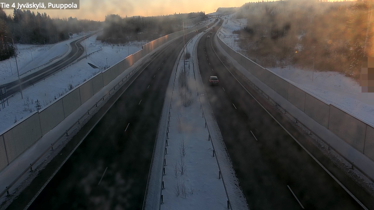 Weather Camera Image Road 4 Jyväskylä, Puuppola, Jyväskylä, Keski-Suomi