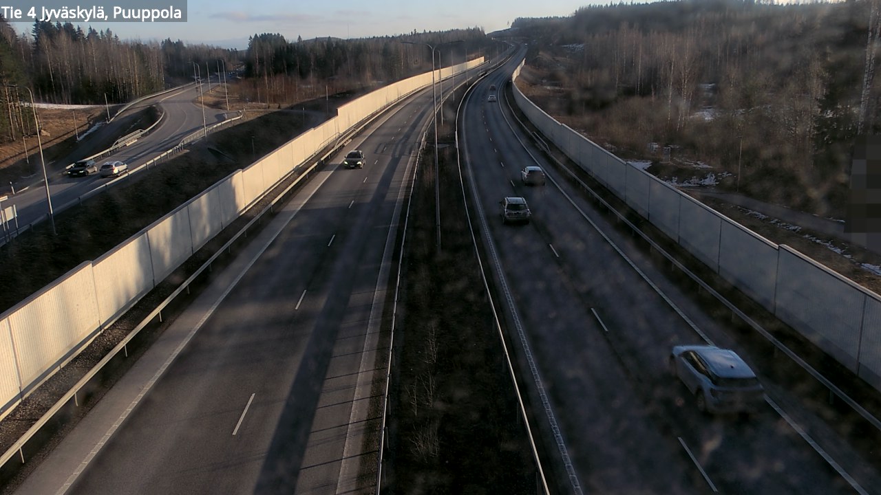Weather Camera Image Road 4 Jyväskylä, Puuppola, Jyväskylä, Keski-Suomi