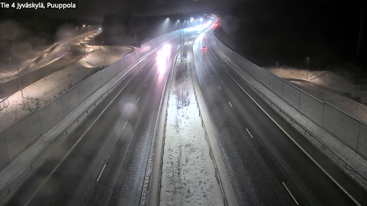 Weather Camera Image Väg 4 Jyväskylä, Puuppola, Jyväskylä, Keski-Suomi