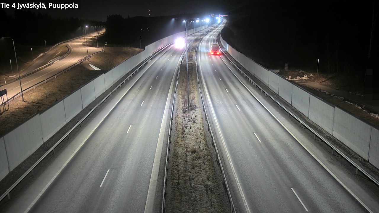 Weather Camera Image Road 4 Jyväskylä, Puuppola, Jyväskylä, Keski-Suomi