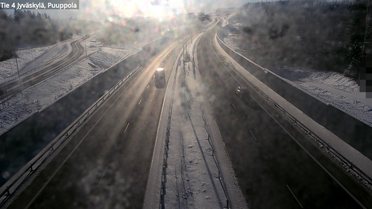 Weather Camera Image Road 4 Jyväskylä, Puuppola, Jyväskylä, Keski-Suomi
