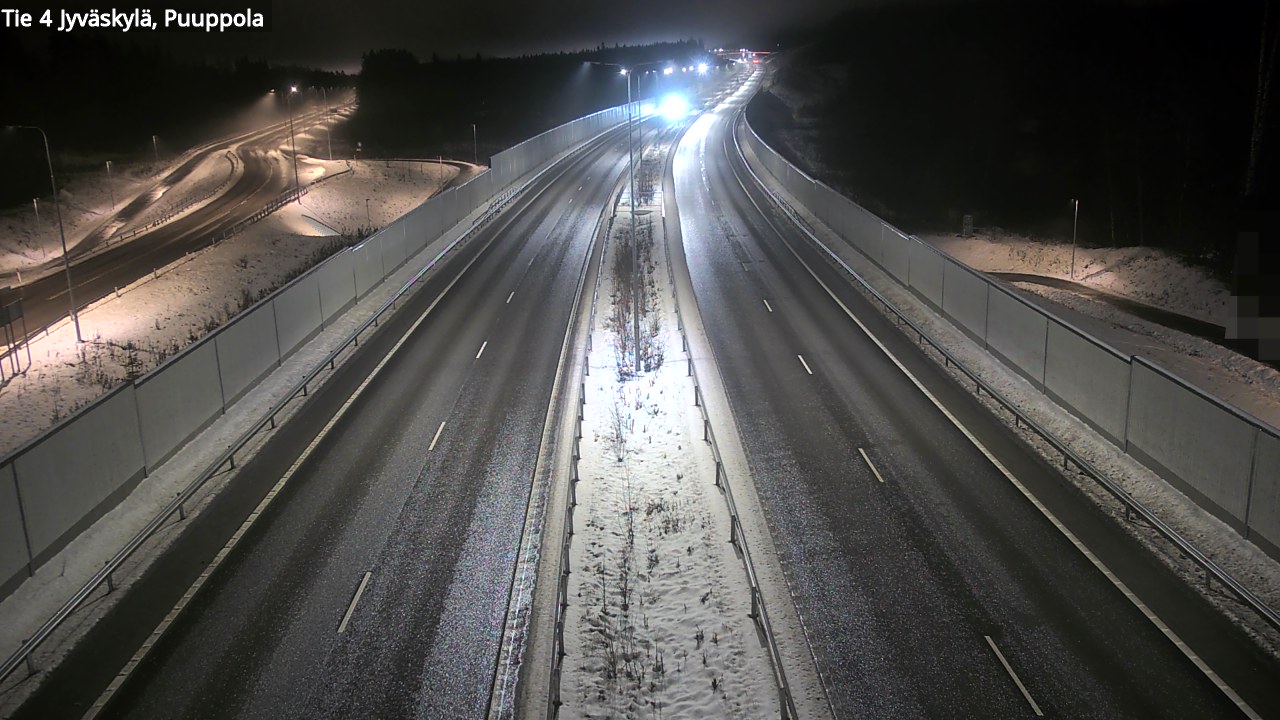 Weather Camera Image Väg 4 Jyväskylä, Puuppola, Jyväskylä, Keski-Suomi