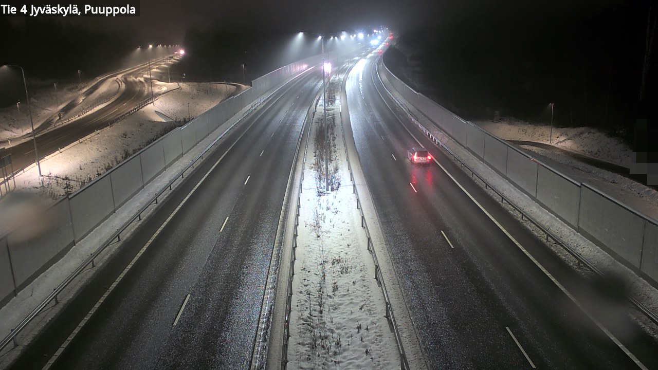 Weather Camera Image Väg 4 Jyväskylä, Puuppola, Jyväskylä, Keski-Suomi
