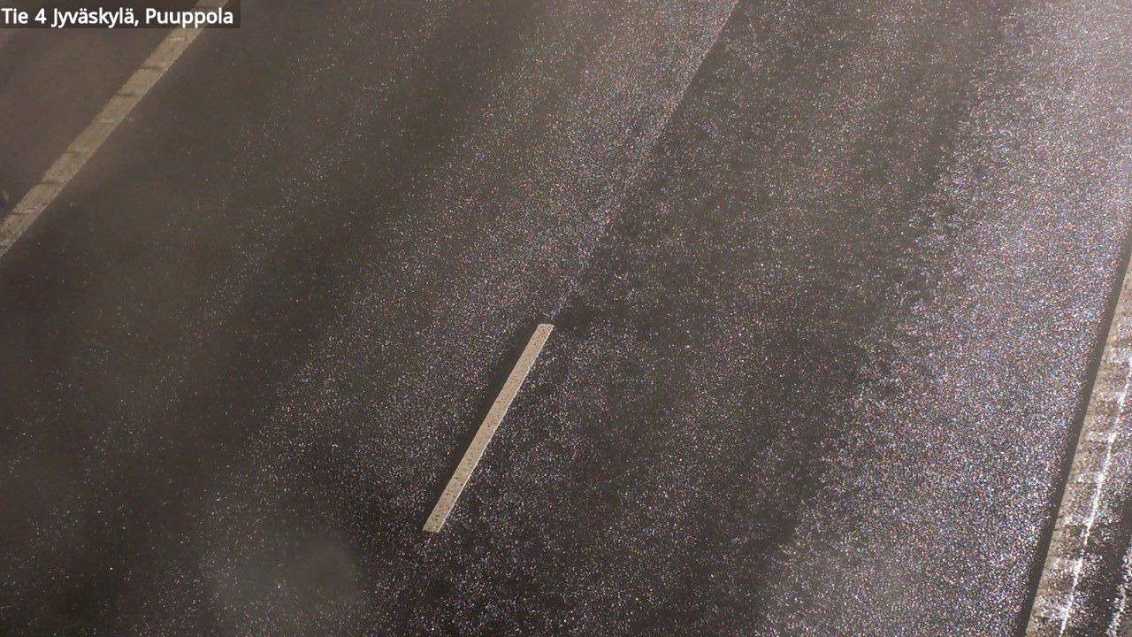 Weather Camera Image Väg 4 Jyväskylä, Puuppola, Jyväskylä, Keski-Suomi