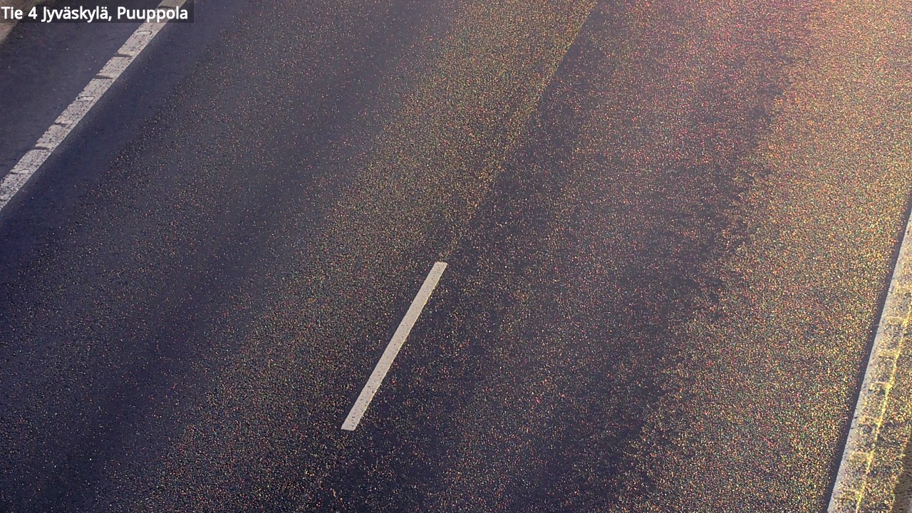 Weather Camera Image Väg 4 Jyväskylä, Puuppola, Jyväskylä, Keski-Suomi