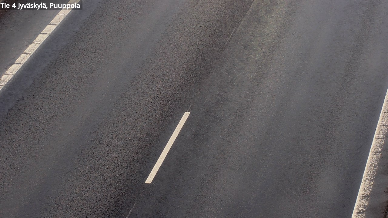 Weather Camera Image Road 4 Jyväskylä, Puuppola, Jyväskylä, Keski-Suomi