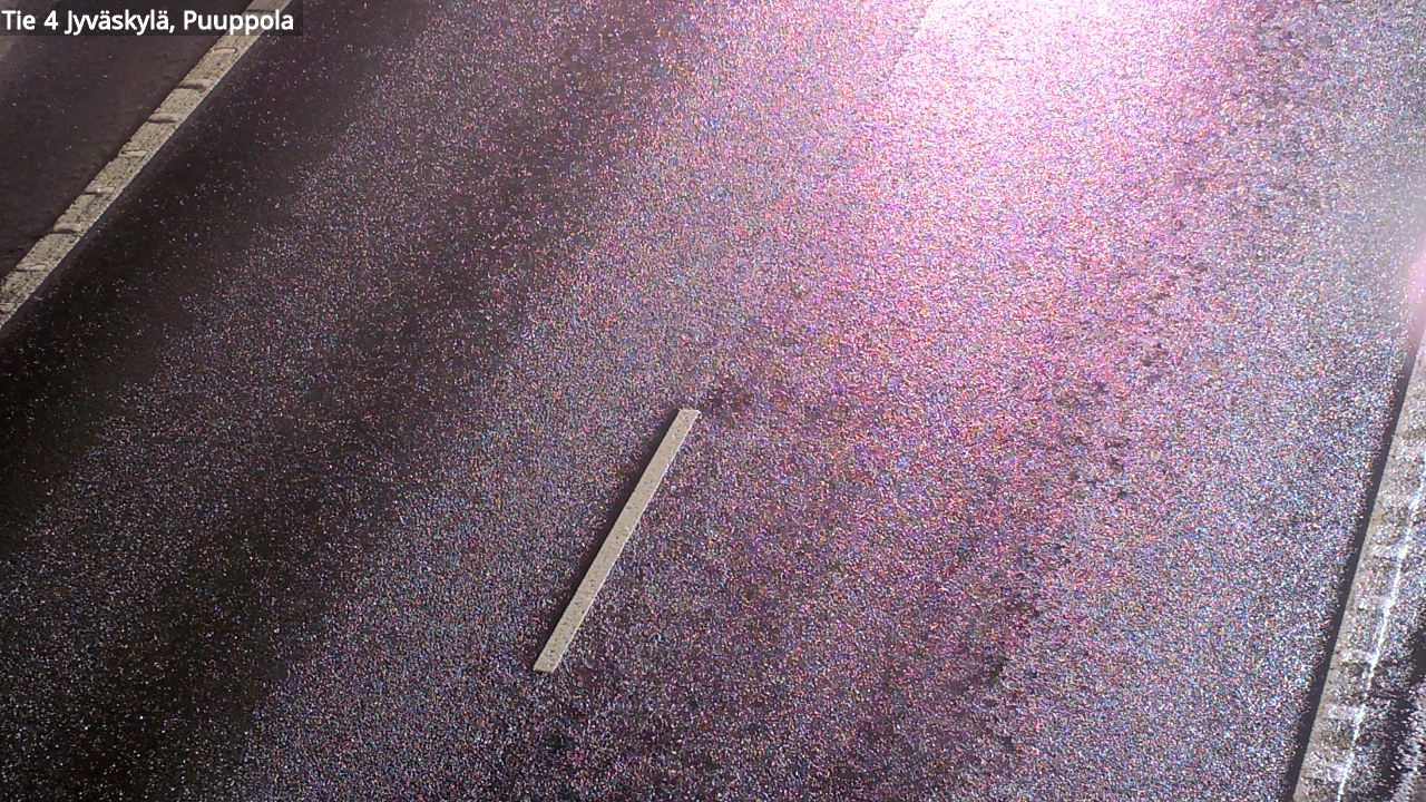 Weather Camera Image Väg 4 Jyväskylä, Puuppola, Jyväskylä, Keski-Suomi