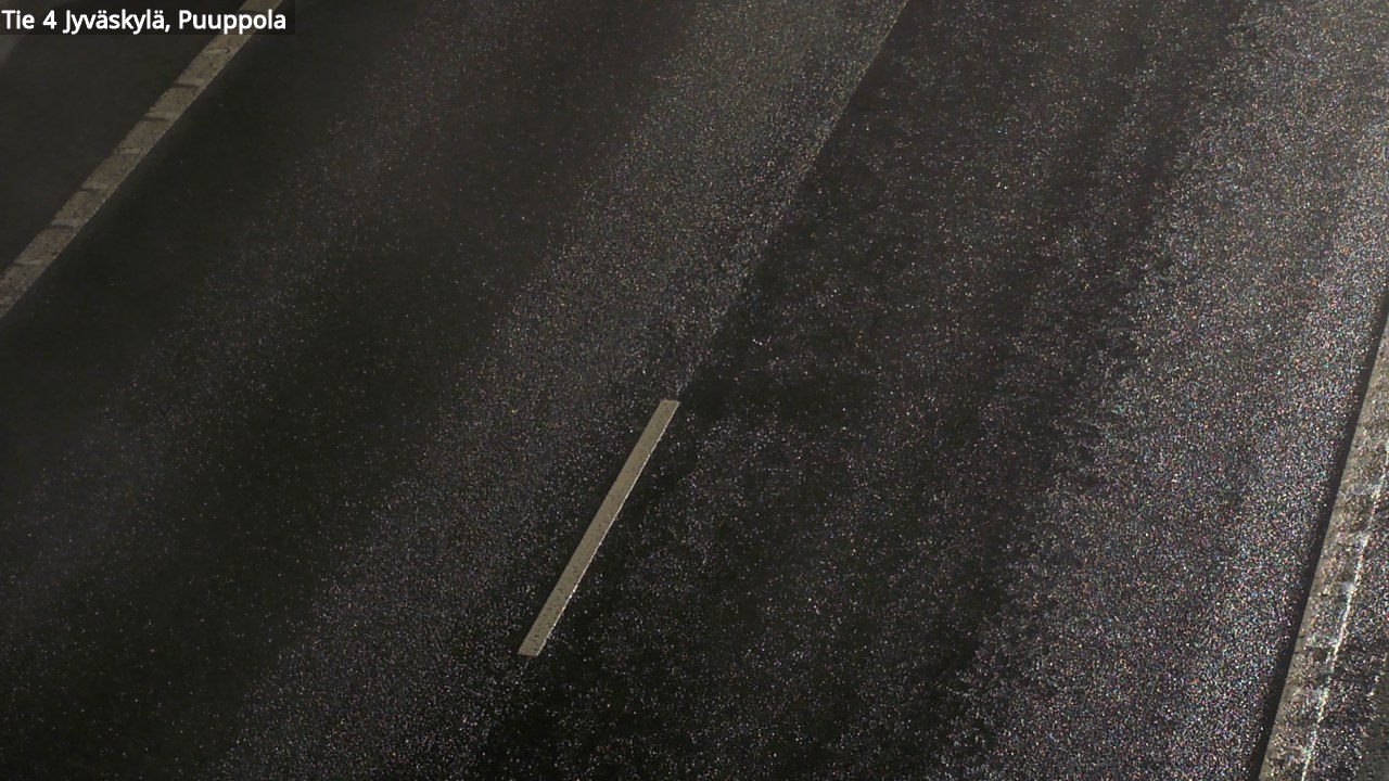 Weather Camera Image Väg 4 Jyväskylä, Puuppola, Jyväskylä, Keski-Suomi