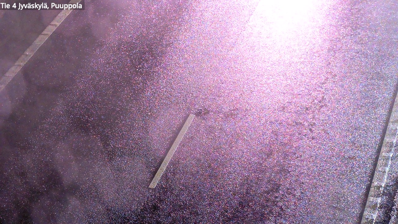 Weather Camera Image Väg 4 Jyväskylä, Puuppola, Jyväskylä, Keski-Suomi