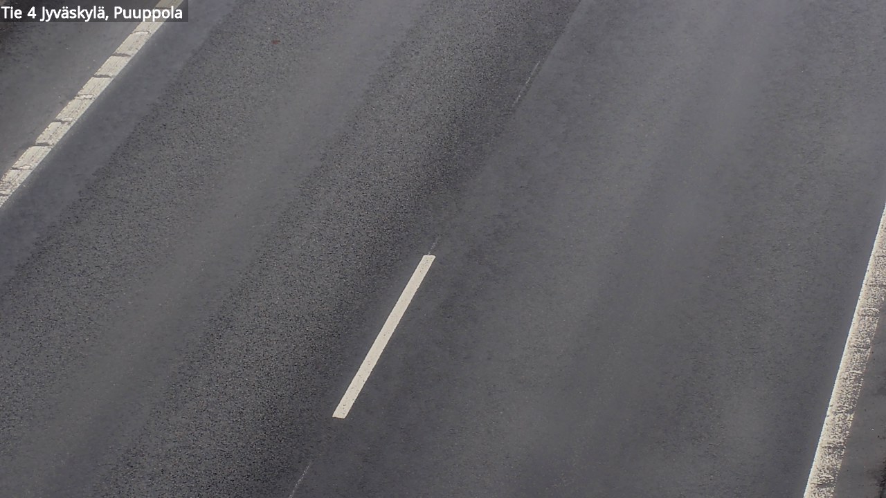 Weather Camera Image Road 4 Jyväskylä, Puuppola, Jyväskylä, Keski-Suomi