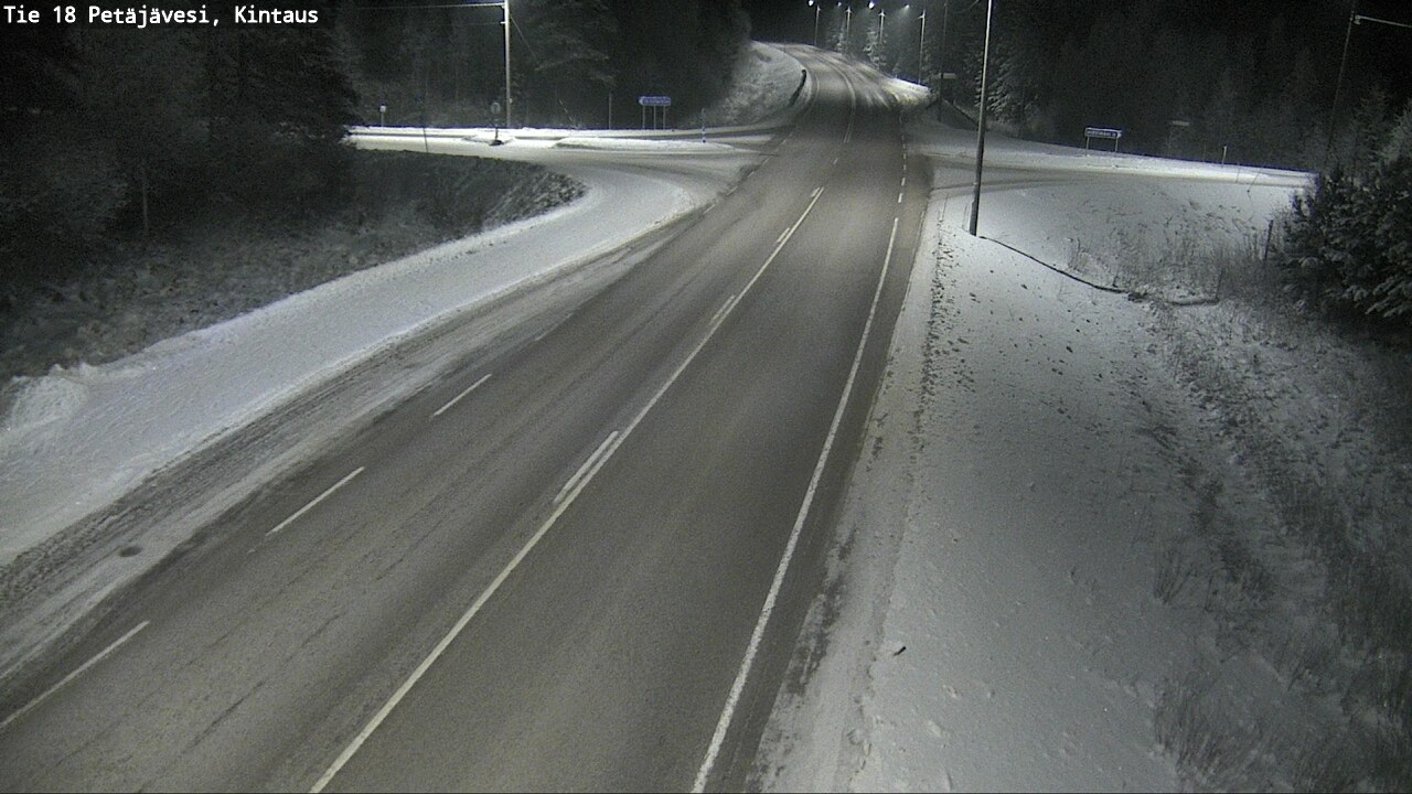 Weather Camera Image Road 18 Petäjävesi, Kintaus, Petäjävesi, Keski-Suomi