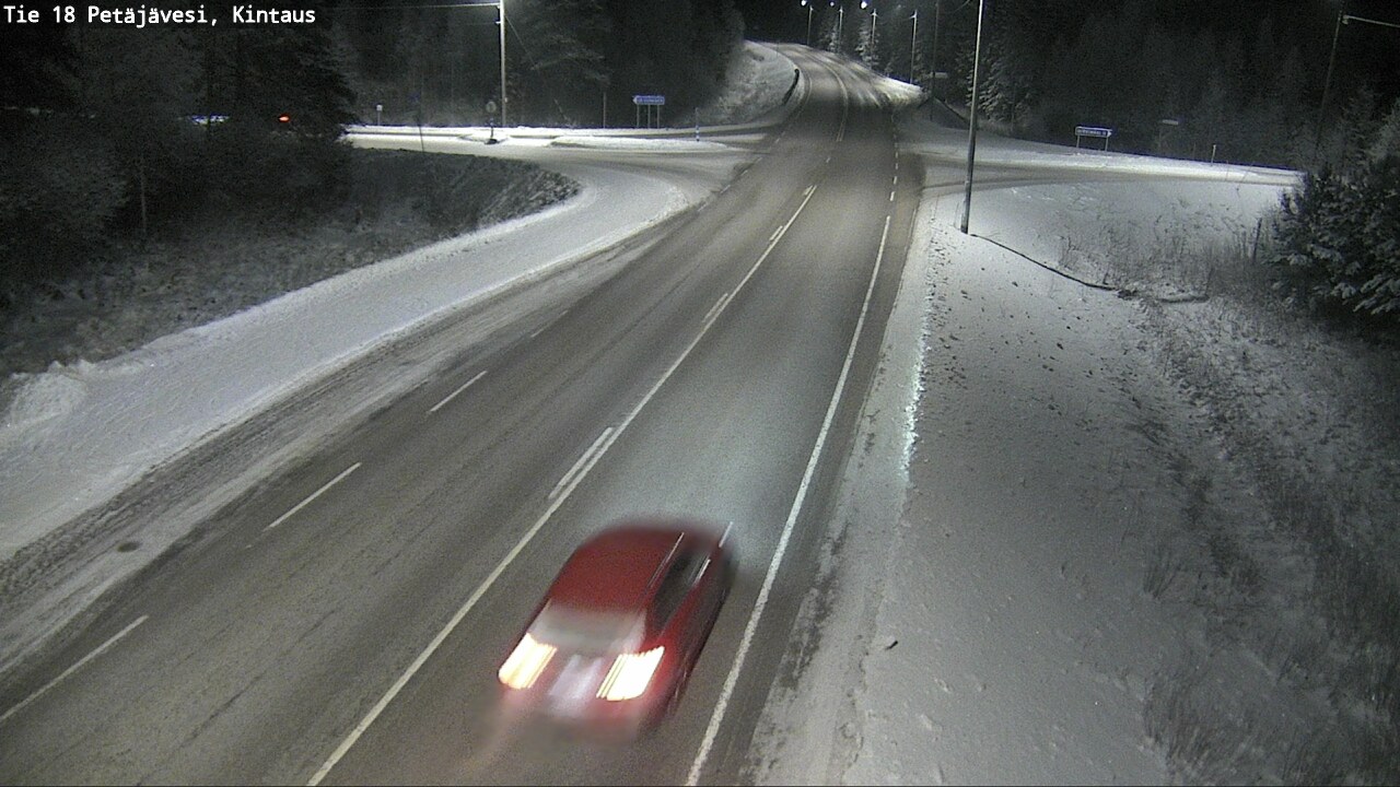 Weather Camera Image Road 18 Petäjävesi, Kintaus, Petäjävesi, Keski-Suomi