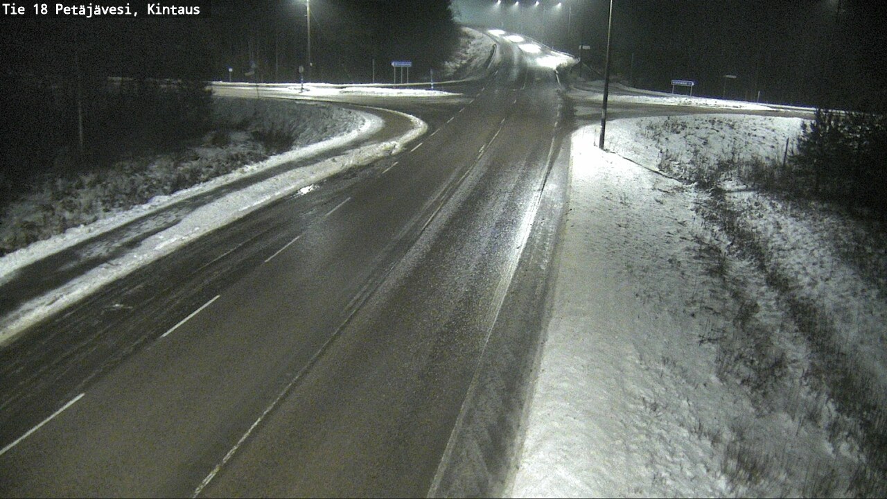 Weather Camera Image Road 18 Petäjävesi, Kintaus, Petäjävesi, Keski-Suomi