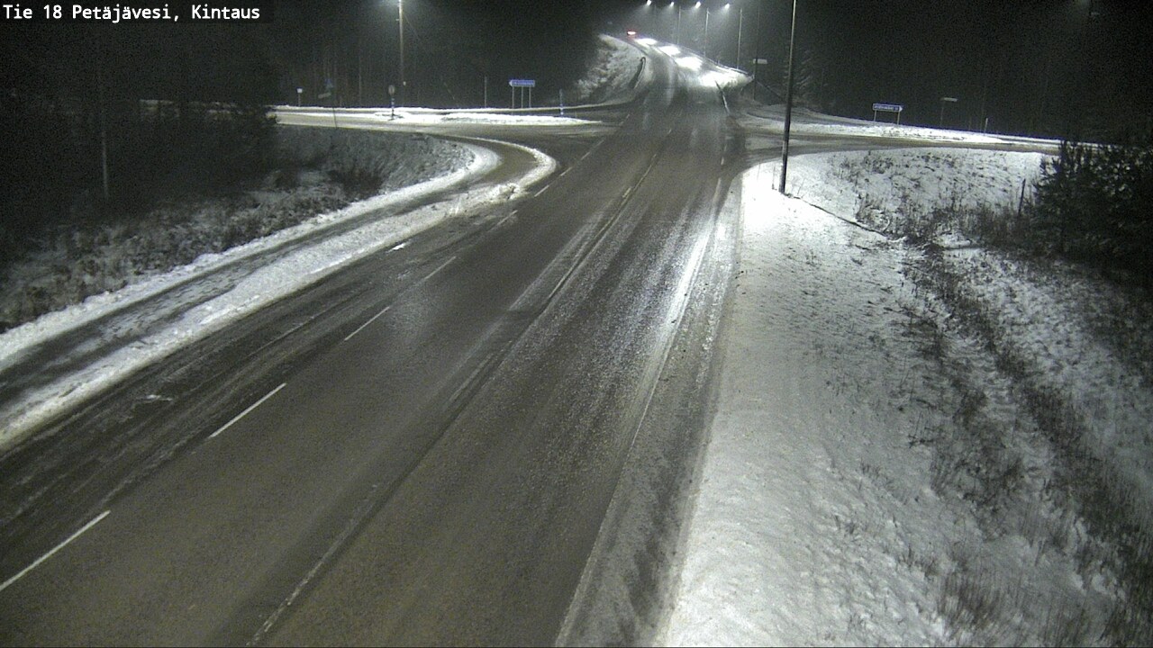 Weather Camera Image Road 18 Petäjävesi, Kintaus, Petäjävesi, Keski-Suomi