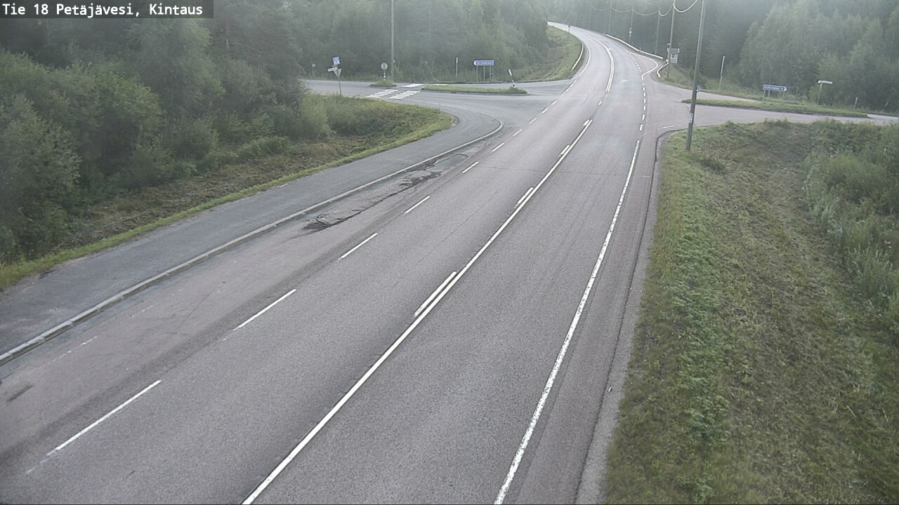 Weather Camera Image Road 18 Petäjävesi, Kintaus, Petäjävesi, Keski-Suomi