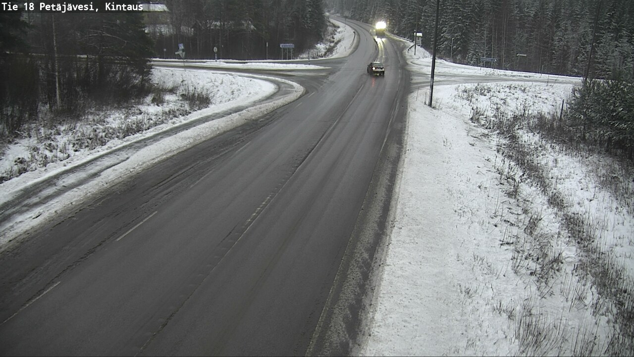 Weather Camera Image Road 18 Petäjävesi, Kintaus, Petäjävesi, Keski-Suomi
