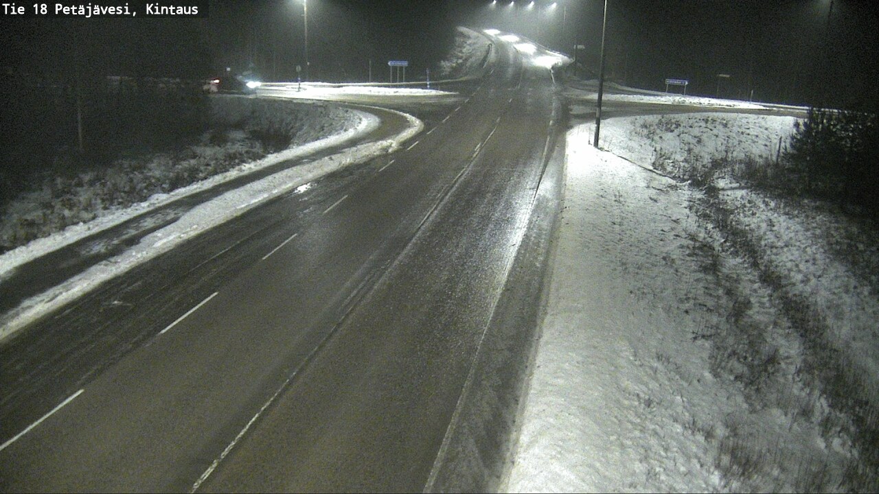 Weather Camera Image Road 18 Petäjävesi, Kintaus, Petäjävesi, Keski-Suomi