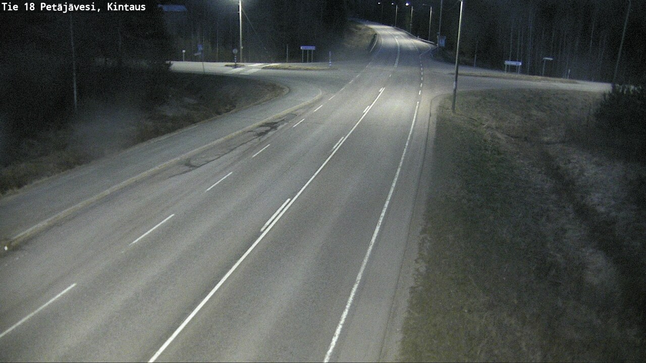 Weather Camera Image Väg 18 Petäjävesi, Kintaus, Petäjävesi, Keski-Suomi