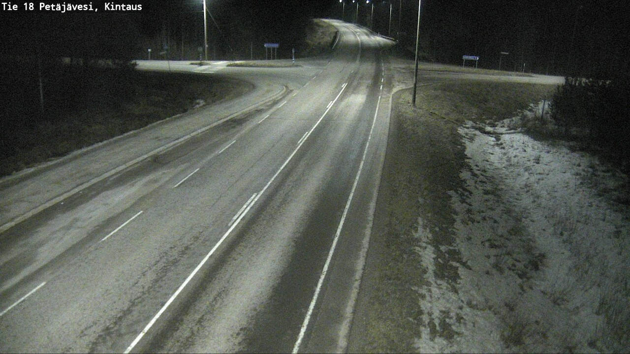 Weather Camera Image Väg 18 Petäjävesi, Kintaus, Petäjävesi, Keski-Suomi