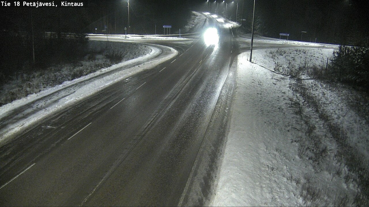 Weather Camera Image Road 18 Petäjävesi, Kintaus, Petäjävesi, Keski-Suomi