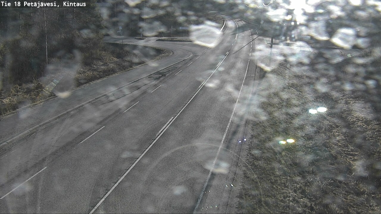 Weather Camera Image Väg 18 Petäjävesi, Kintaus, Petäjävesi, Keski-Suomi