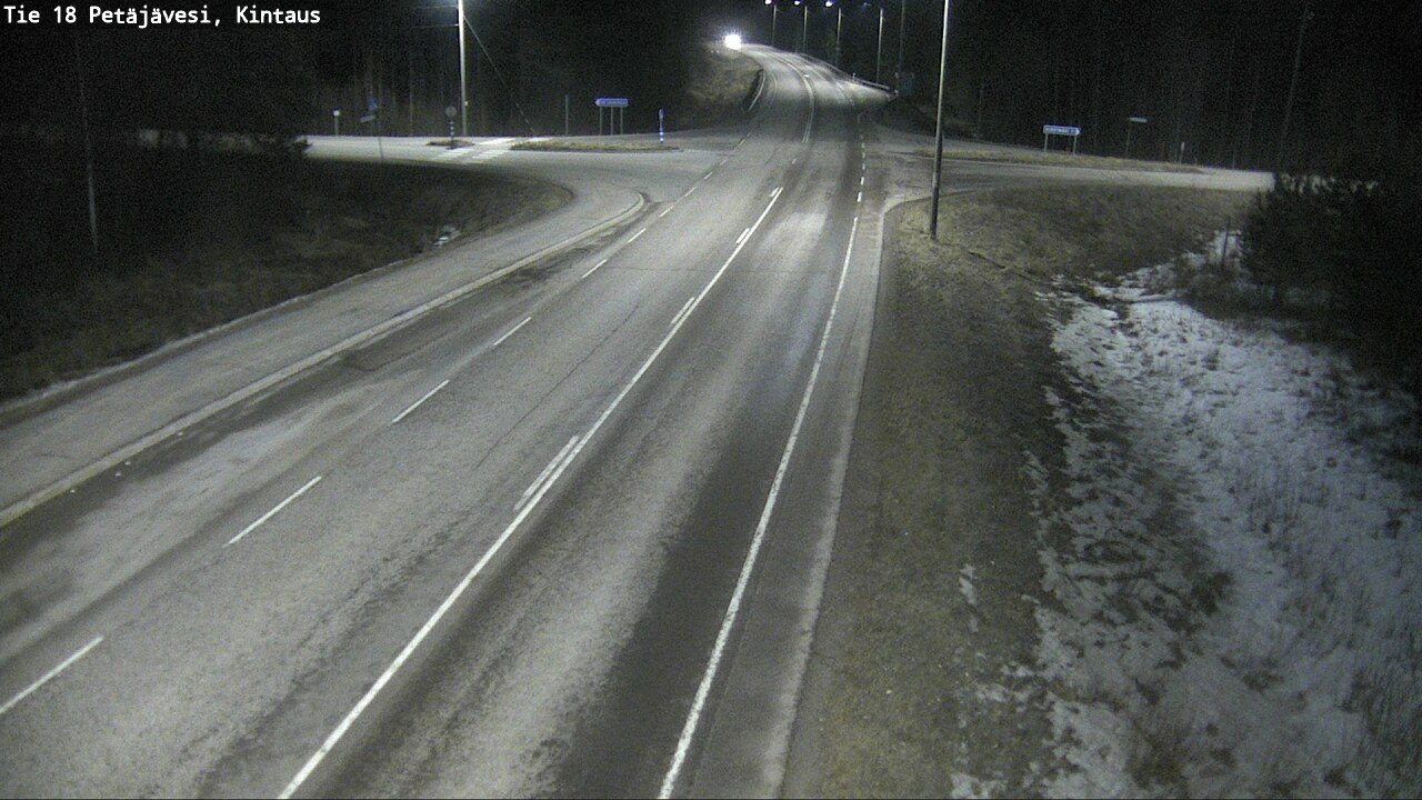 Weather Camera Image Road 18 Petäjävesi, Kintaus, Petäjävesi, Keski-Suomi