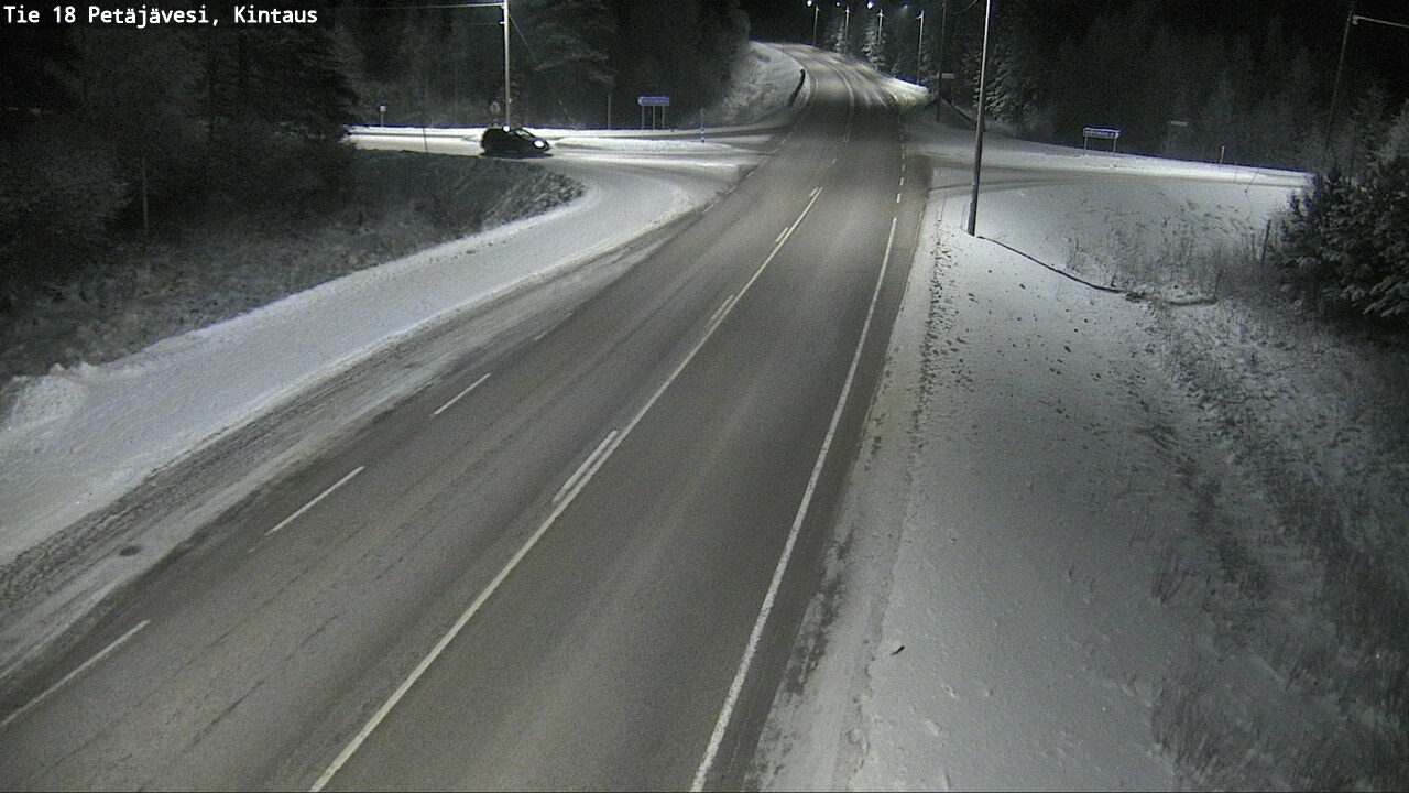 Weather Camera Image Road 18 Petäjävesi, Kintaus, Petäjävesi, Keski-Suomi