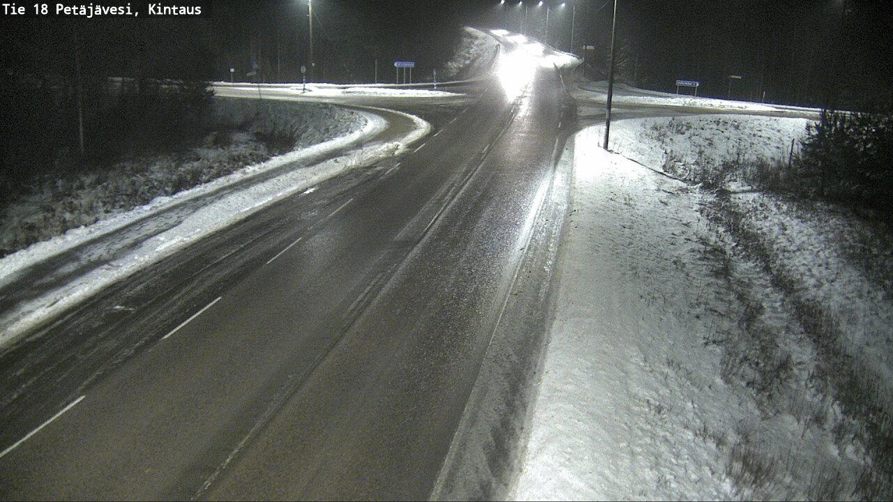 Weather Camera Image Road 18 Petäjävesi, Kintaus, Petäjävesi, Keski-Suomi