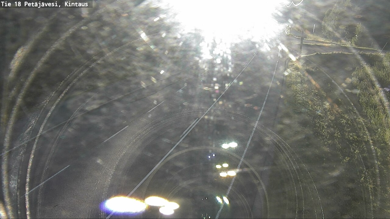 Weather Camera Image Road 18 Petäjävesi, Kintaus, Petäjävesi, Keski-Suomi