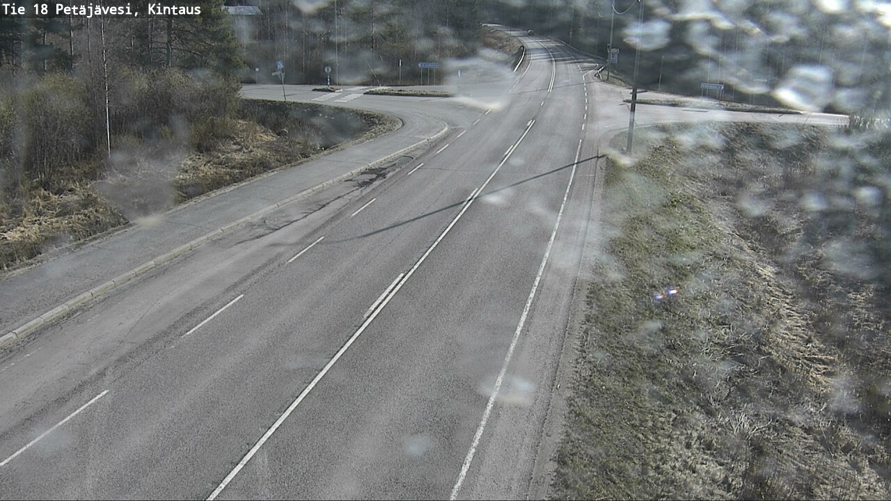 Weather Camera Image Väg 18 Petäjävesi, Kintaus, Petäjävesi, Keski-Suomi