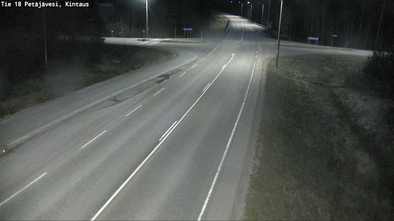 Weather Camera Image Väg 18 Petäjävesi, Kintaus, Petäjävesi, Keski-Suomi