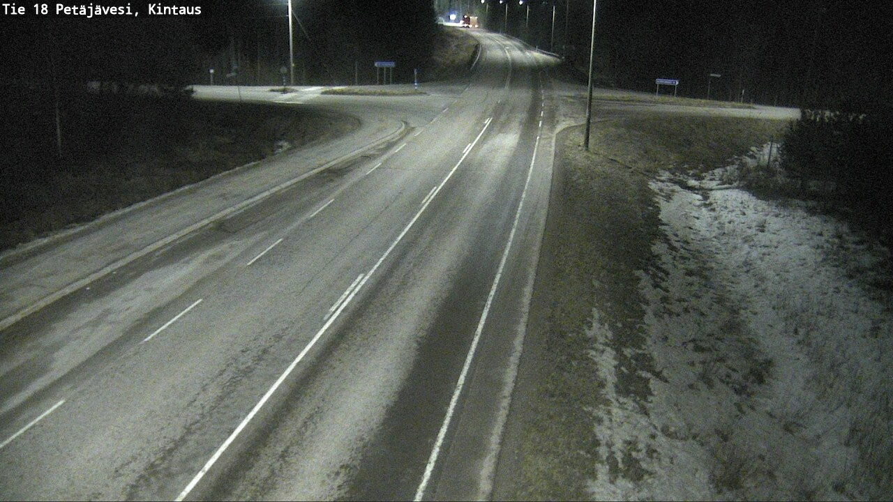 Weather Camera Image Väg 18 Petäjävesi, Kintaus, Petäjävesi, Keski-Suomi