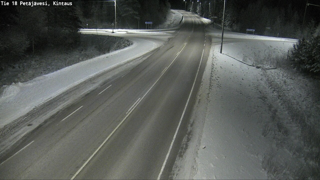 Weather Camera Image Road 18 Petäjävesi, Kintaus, Petäjävesi, Keski-Suomi