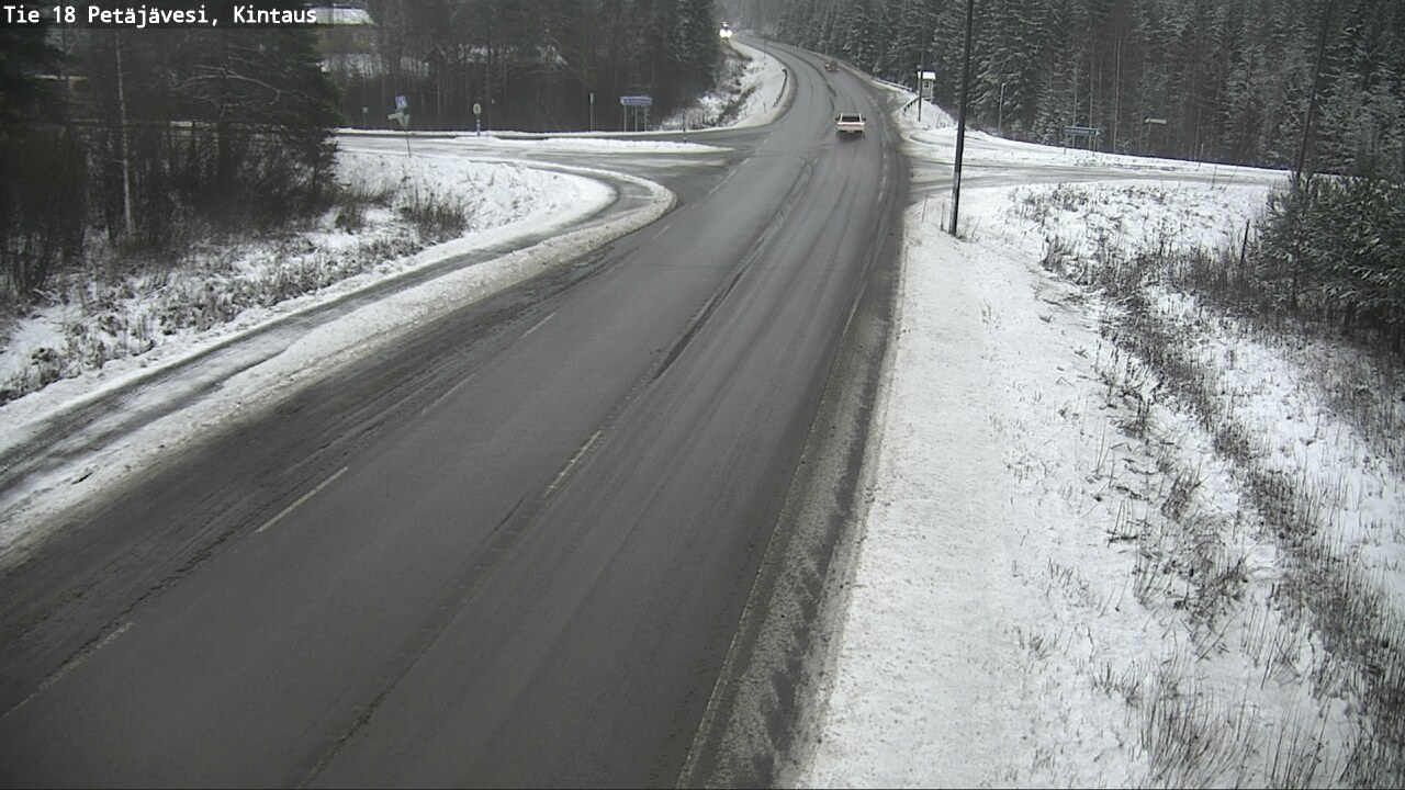 Weather Camera Image Road 18 Petäjävesi, Kintaus, Petäjävesi, Keski-Suomi