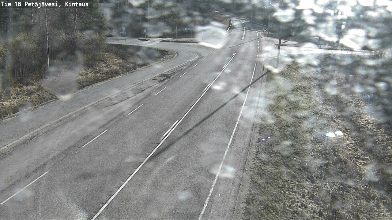 Weather Camera Image Väg 18 Petäjävesi, Kintaus, Petäjävesi, Keski-Suomi