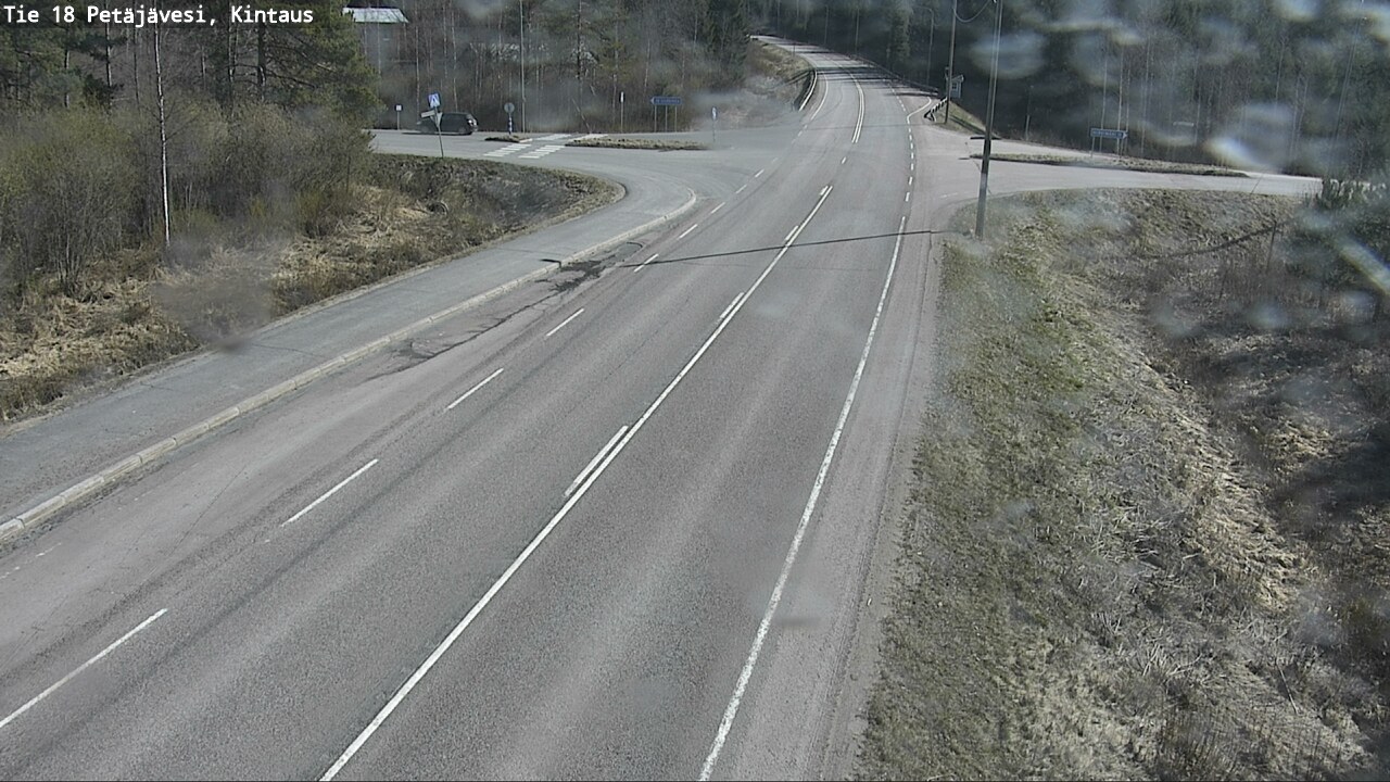 Weather Camera Image Väg 18 Petäjävesi, Kintaus, Petäjävesi, Keski-Suomi