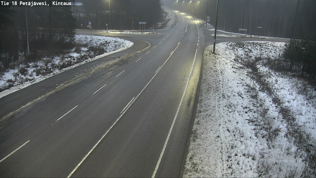 Weather Camera Image Road 18 Petäjävesi, Kintaus, Petäjävesi, Keski-Suomi