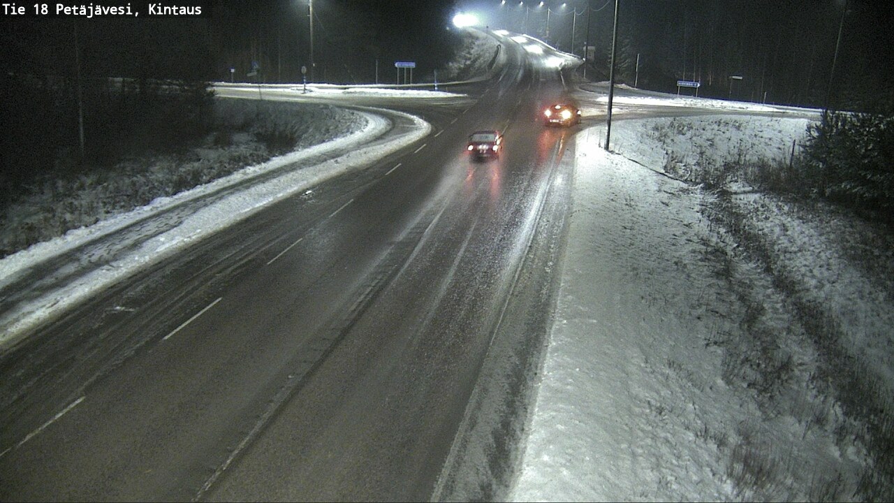 Weather Camera Image Road 18 Petäjävesi, Kintaus, Petäjävesi, Keski-Suomi