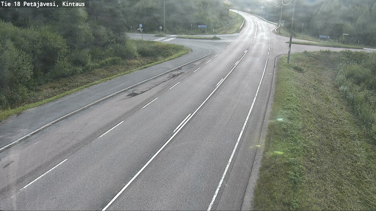 Weather Camera Image Road 18 Petäjävesi, Kintaus, Petäjävesi, Keski-Suomi