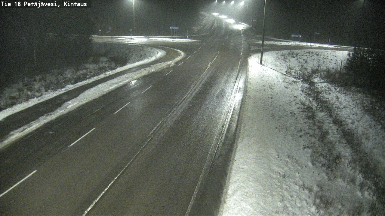 Weather Camera Image Road 18 Petäjävesi, Kintaus, Petäjävesi, Keski-Suomi