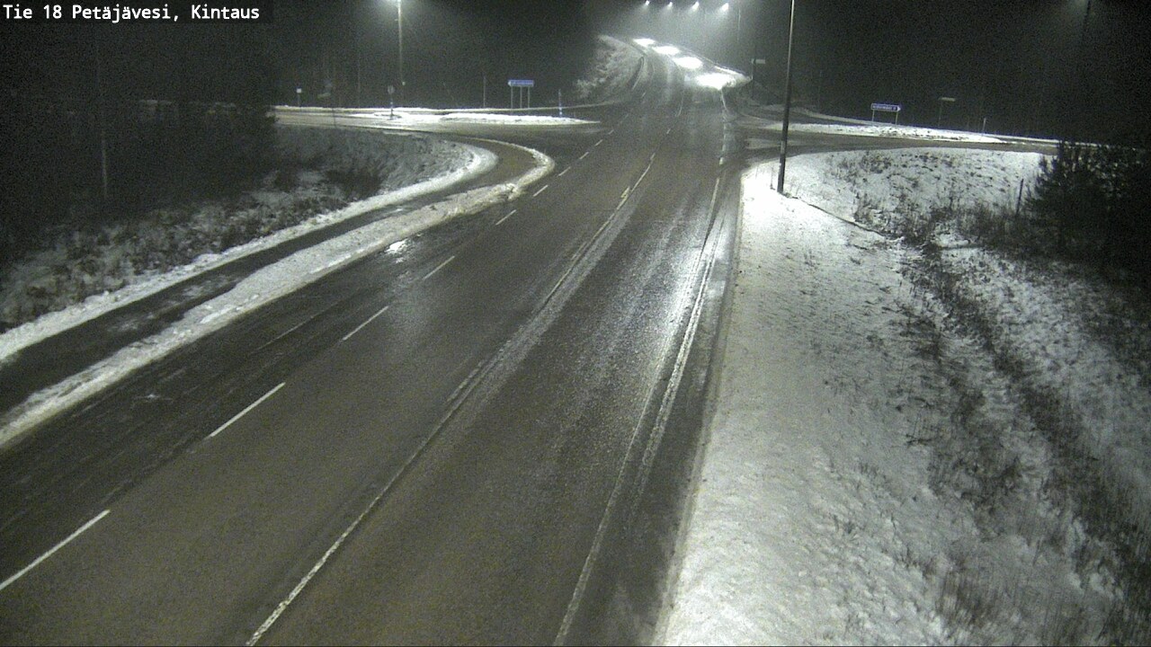 Weather Camera Image Road 18 Petäjävesi, Kintaus, Petäjävesi, Keski-Suomi