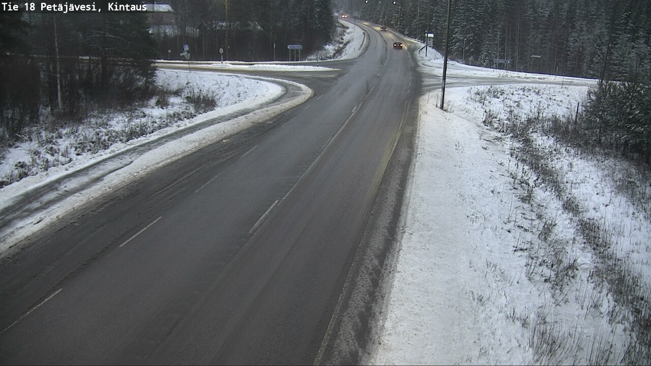 Weather Camera Image Road 18 Petäjävesi, Kintaus, Petäjävesi, Keski-Suomi